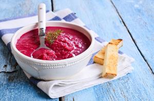 Colorful Beet and Potato Purée