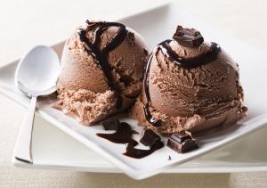 Glace au chocolat