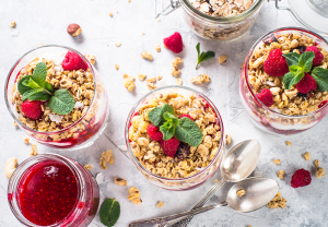 Yaourt maison au Muesli et aux Fruits Rouge