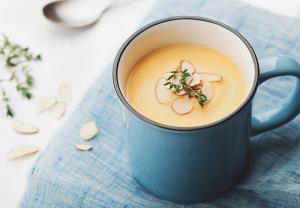 Velouté de chou-fleur et patates douces