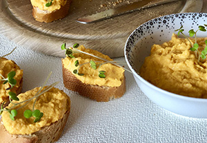 Tartinade de carottes