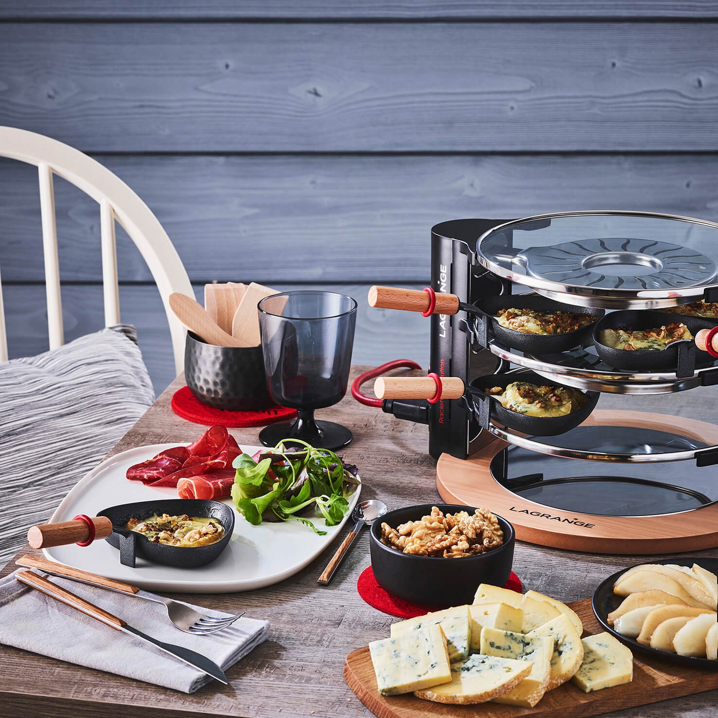 Raclette Evolution® avec accessoires - en