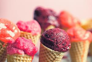 Sorbet fruité : idéal quand il fait chaud ! 